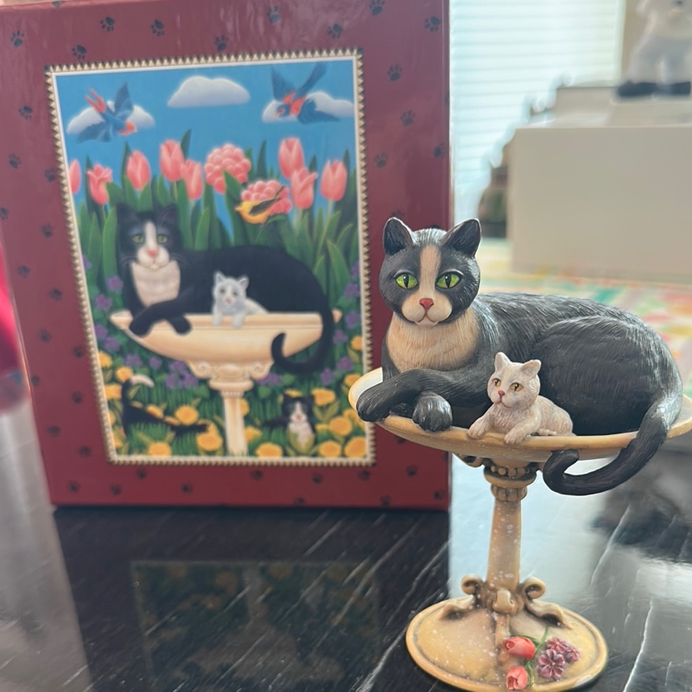 Collectible Curious Cats, Keeping Watch, first edition 1999